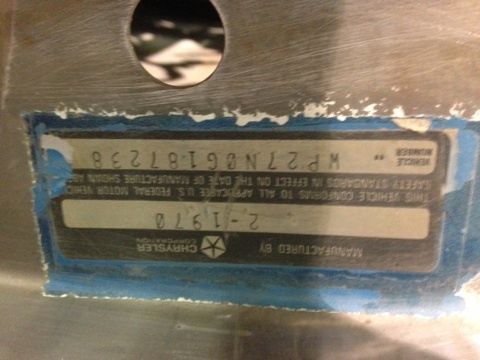 1970 Blue Dodge Coronet Convertible