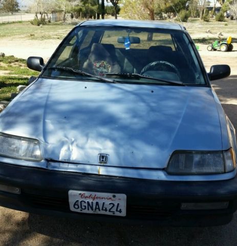 1990 Baby Blue Honda Civic