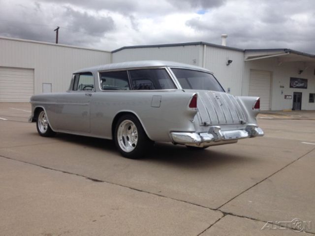 1955 Silver Chevrolet Nomad Wagon