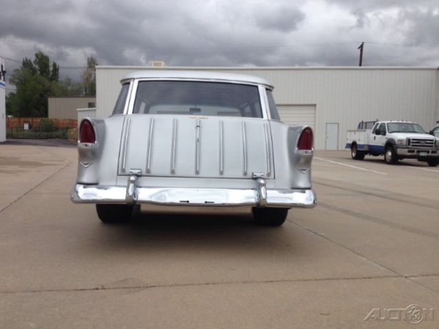 1955 Silver Chevrolet Nomad Wagon
