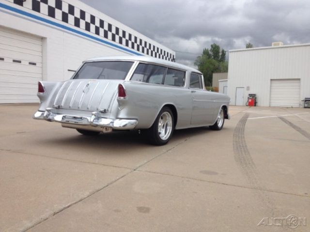 1955 Silver Chevrolet Nomad Wagon