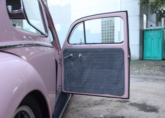 1957 pink Volkswagen Beetle - Classic