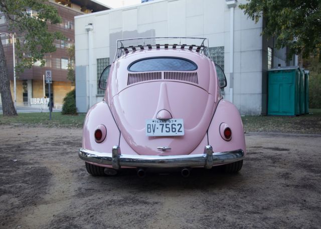 1957 pink Volkswagen Beetle - Classic