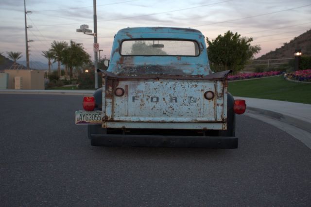 1955 Blue Ford F-100