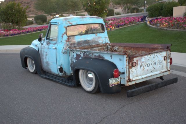 1955 Blue Ford F-100