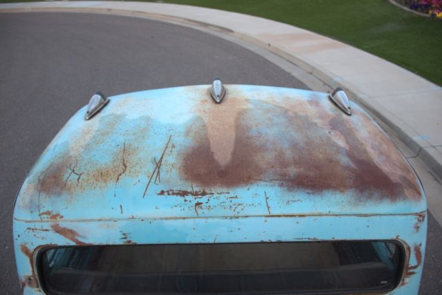 1955 Blue Ford F-100