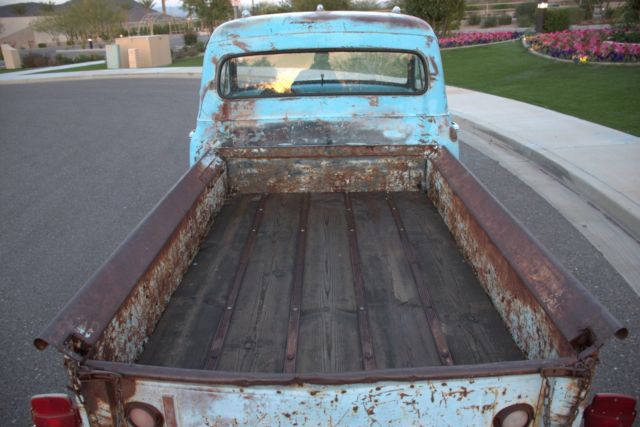1955 Blue Ford F-100