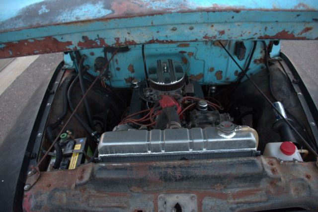 1955 Blue Ford F-100