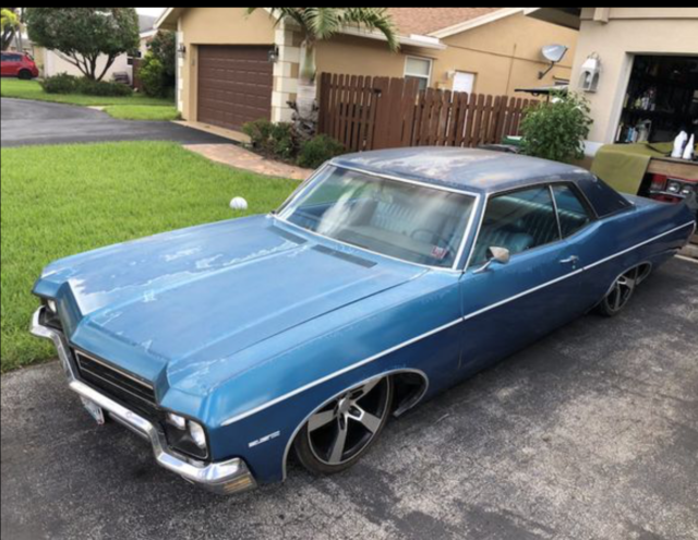 1970 Blue Chevrolet Impala Coupe