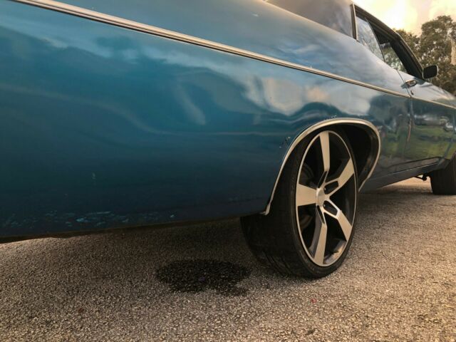 1970 Blue Chevrolet Impala Coupe