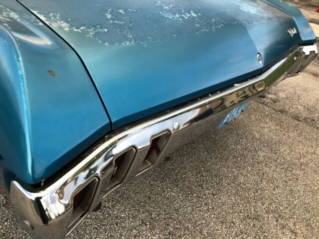 1970 Blue Chevrolet Impala Coupe