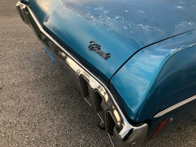 1970 Blue Chevrolet Impala Coupe