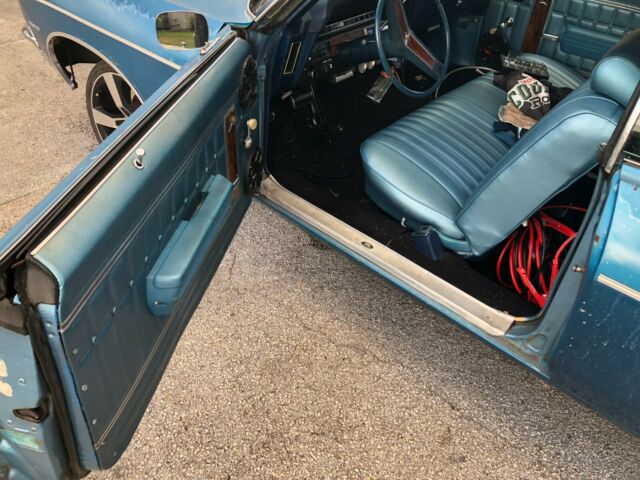 1970 Blue Chevrolet Impala Coupe