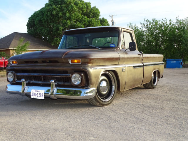 1966 Brown Chevrolet C-10 Standard Cab Pickup