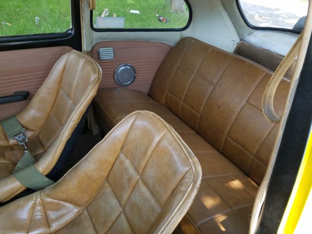 1961 Yellow Volkswagen Beetle - Classic