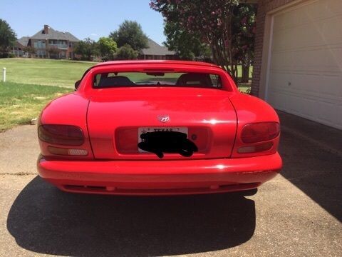 1994 Red Dodge Viper Coupe
