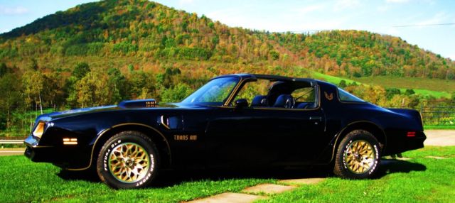 1978 Black Pontiac Trans Am