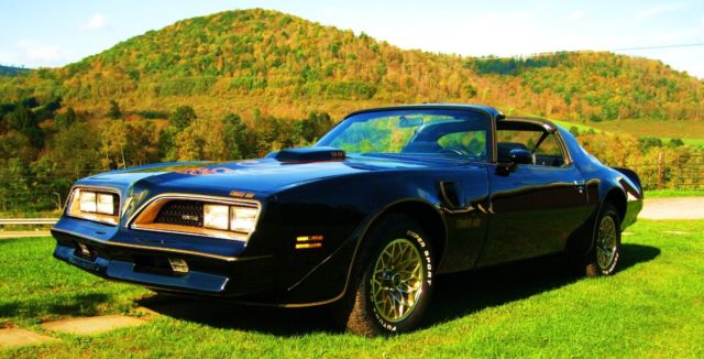 1978 Black Pontiac Trans Am