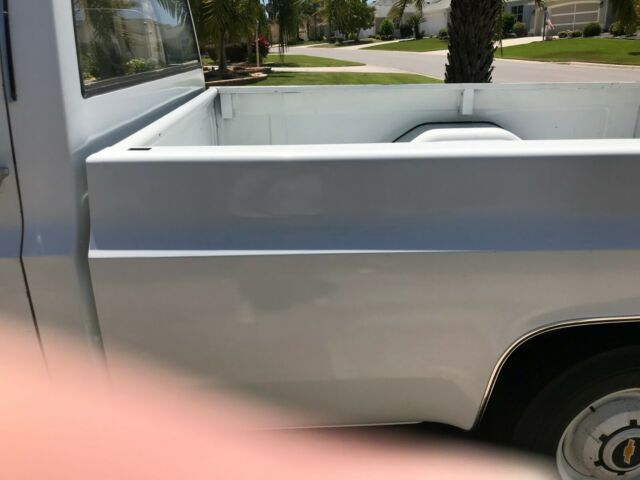 1974 white Chevrolet C-10 2 door long wheelbase