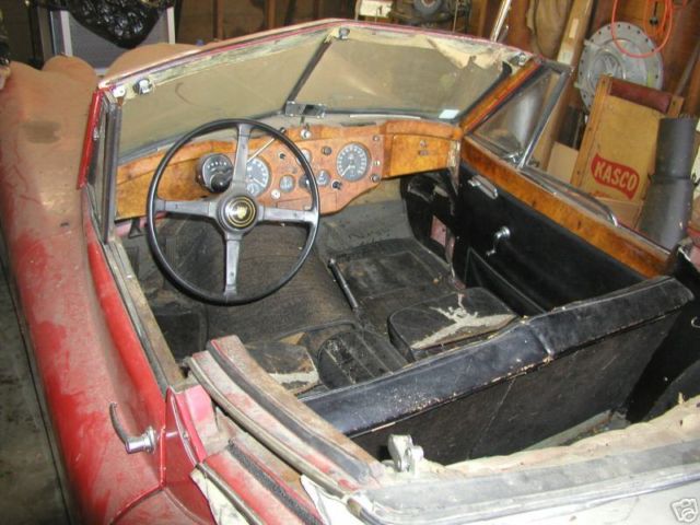 1957 Red Jaguar XK Convertible