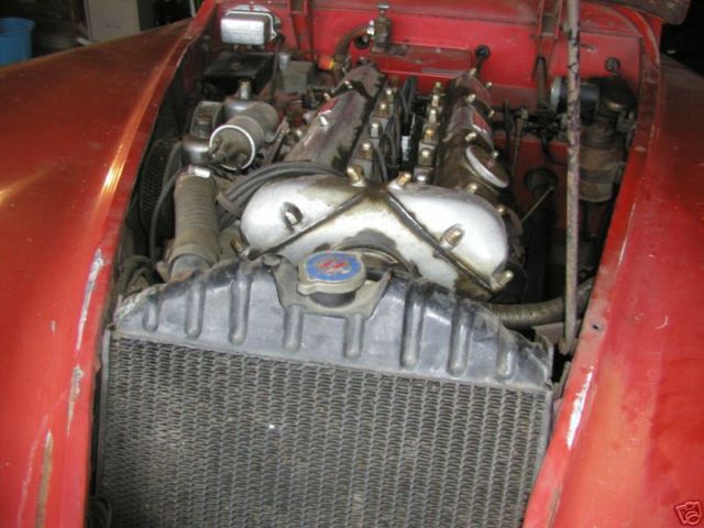 1957 Red Jaguar XK Convertible