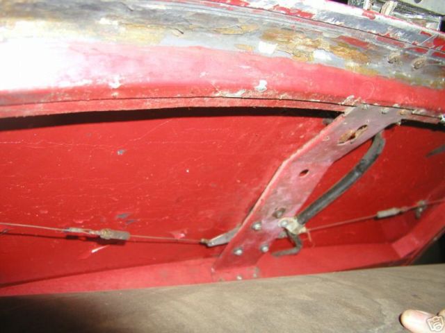 1957 Red Jaguar XK Convertible