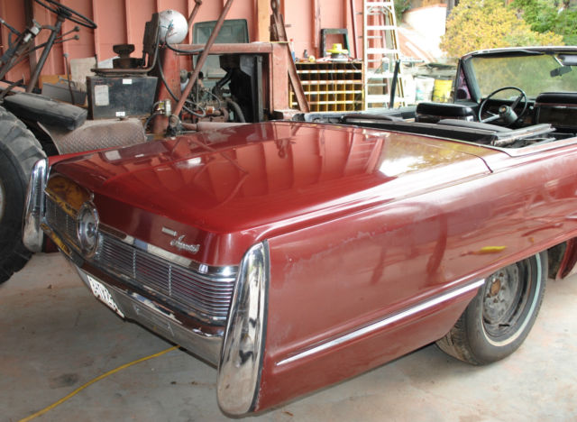 1967 Black Chrysler Imperial Convertible