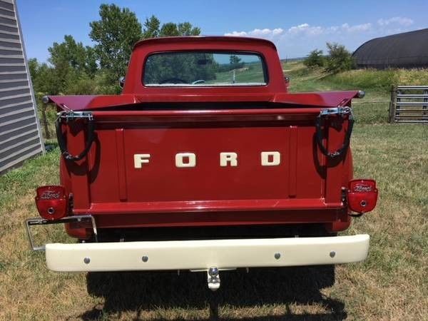 1963 Red Ford F-100
