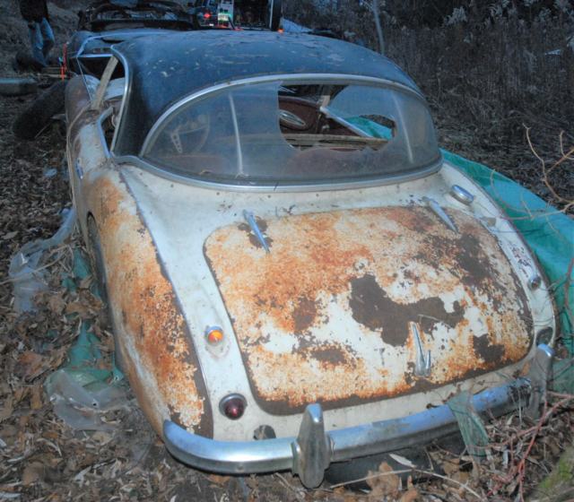 1960 White Austin Healey 3000 Convertible