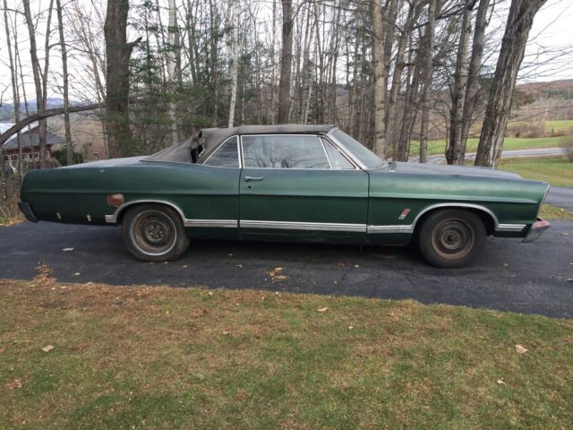 1967 Green Ford GALAXIE Convertible