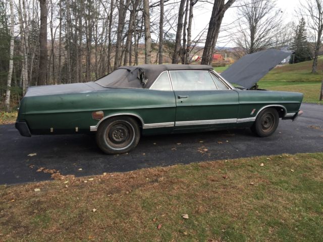 1967 Green Ford GALAXIE Convertible
