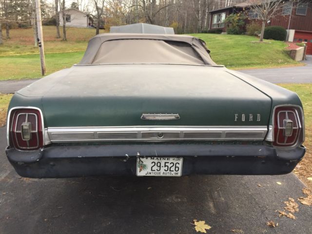1967 Green Ford GALAXIE Convertible