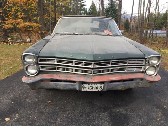 1967 Green Ford GALAXIE Convertible
