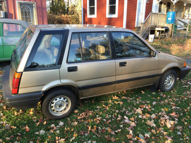 1987 Brown Honda Civic Wagon