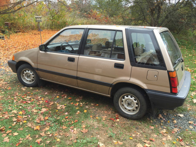 1987 Brown Honda Civic Wagon