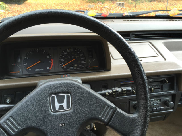 1987 Brown Honda Civic Wagon