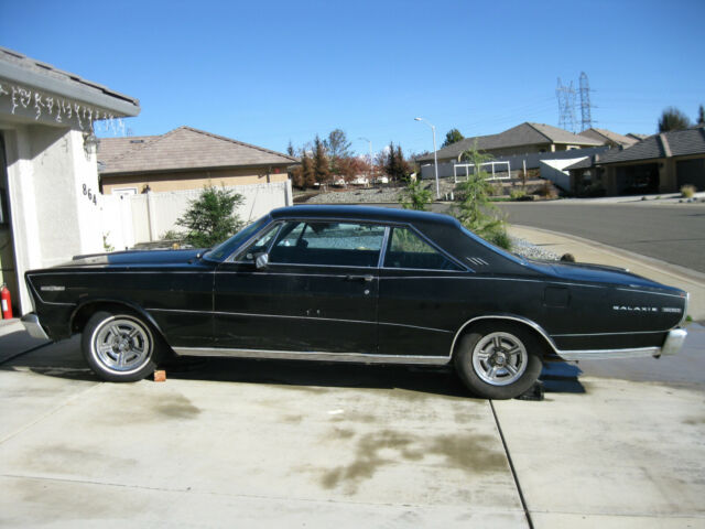 1966 Black Ford Galaxie hardtop