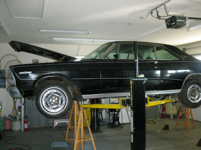 1966 Black Ford Galaxie hardtop