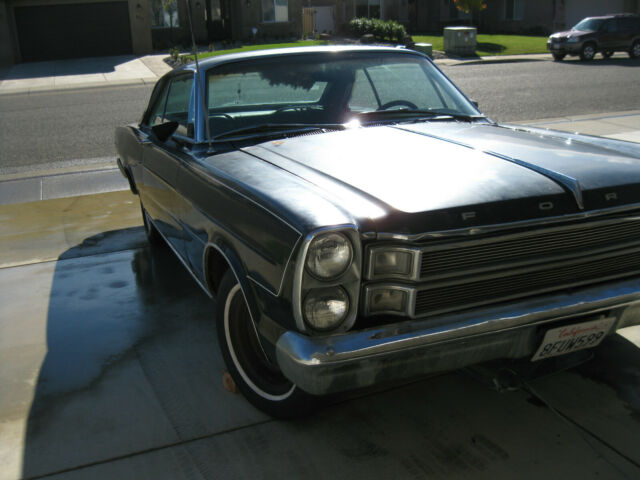 1966 Black Ford Galaxie hardtop