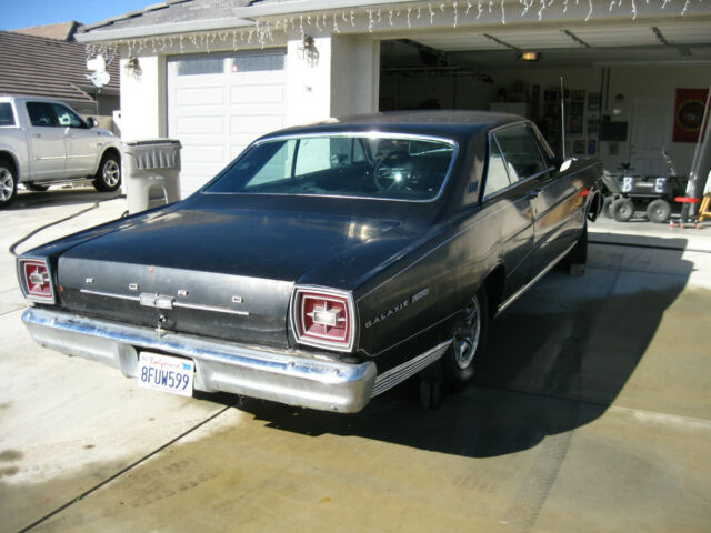 1966 Black Ford Galaxie hardtop