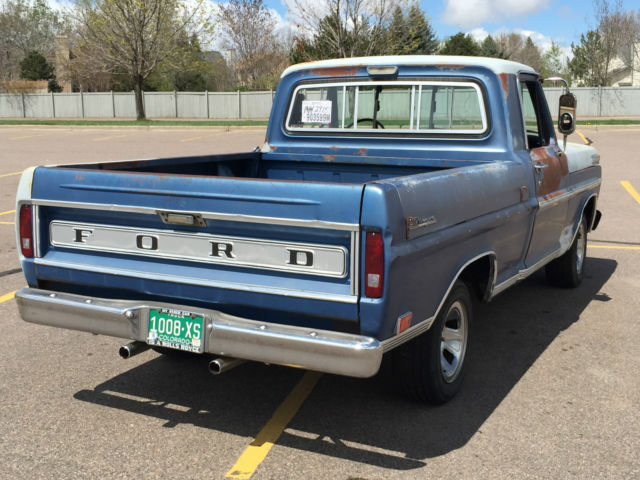 1968 Blue Ford F-100 Pickup Truck