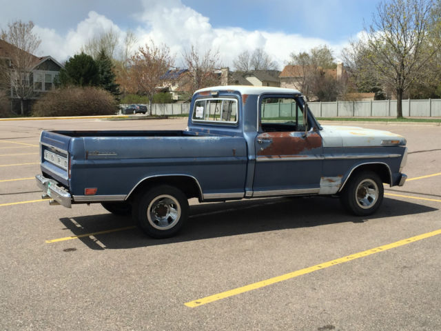 1968 Blue Ford F-100 Pickup Truck