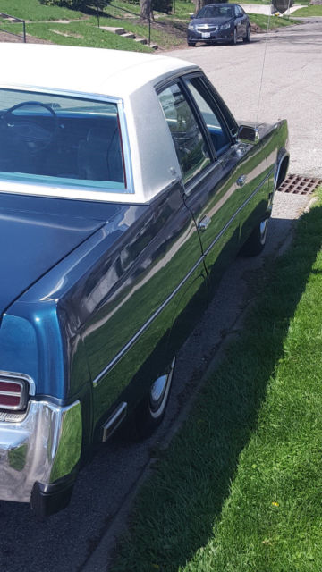 1977 Blue Chrysler Newport Sedan