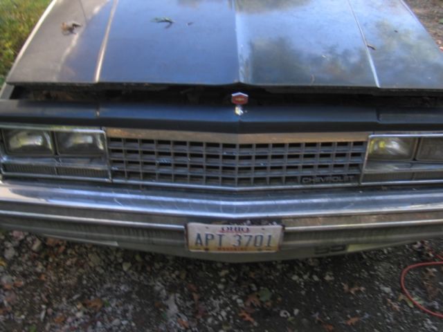 1986 BLUE / SILVER Chevrolet El Camino