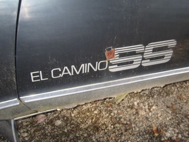 1986 BLUE / SILVER Chevrolet El Camino