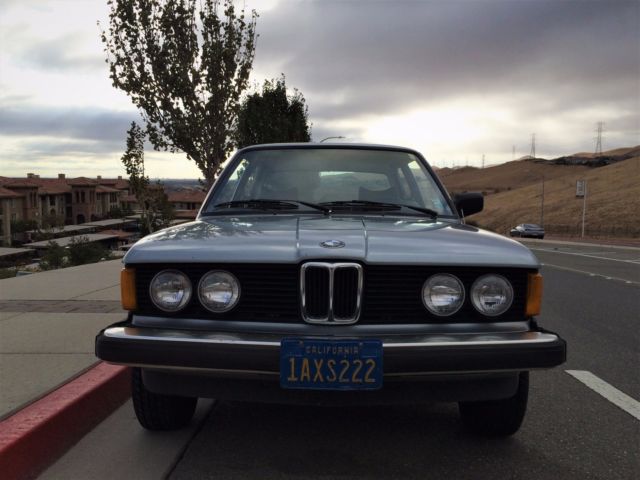 1980 Saphire Blue Metallic BMW 3-Series 2 Door coupe