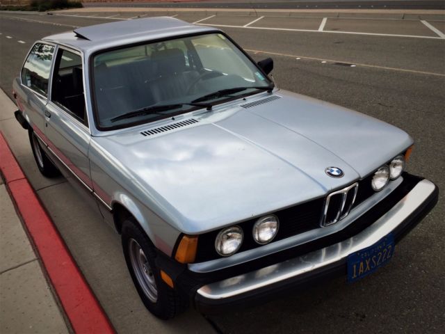 1980 Saphire Blue Metallic BMW 3-Series 2 Door coupe