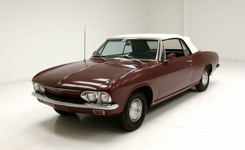 1965 Burgundy Chevrolet Corvair Convertible