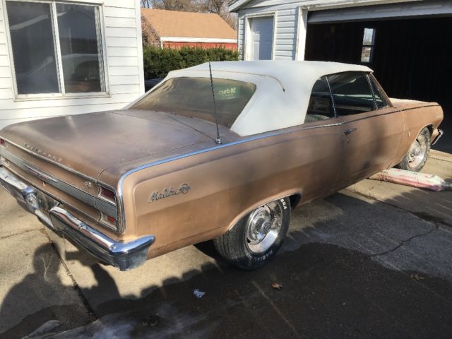 1964 Gold Chevrolet Chevelle Convertible