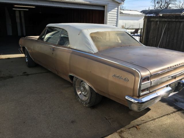 1964 Gold Chevrolet Chevelle Convertible